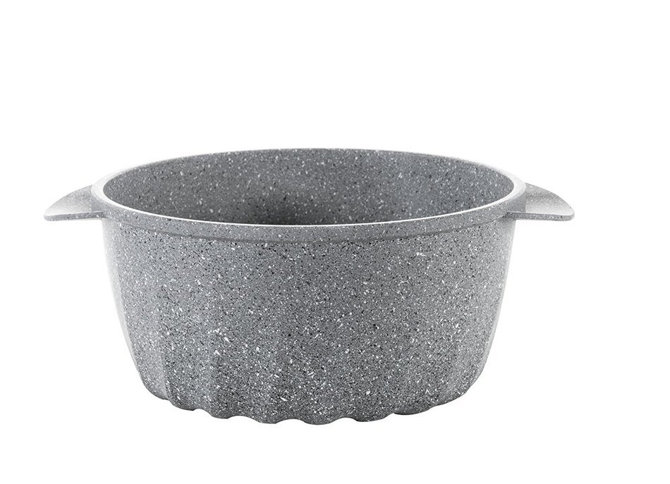 Mopita Sirio 20cm/7.87" Cast Aluminum Casserole Pan, Small, Grey