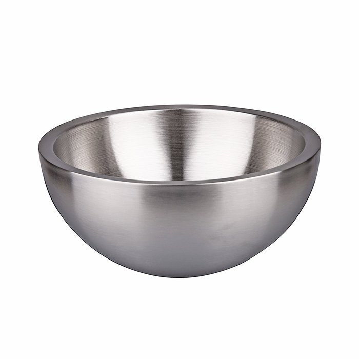 IMEEA Ultra Heavy Duty 18/10 Stainless Steel Double Wall Serving Bowl, Life-long Use (6.3inch (16cm)) N6