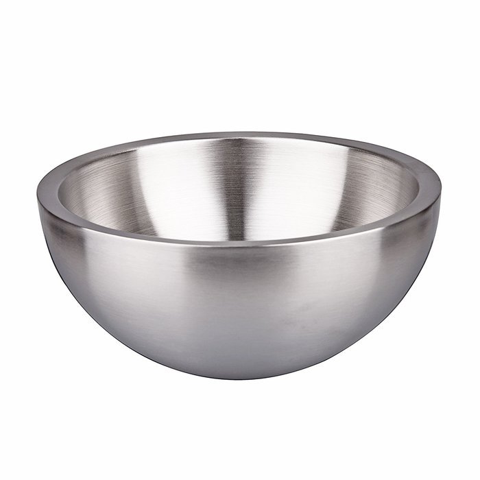 IMEEA Ultra Heavy Duty 18/10 Stainless Steel Double Wall Serving Bowl, Life-long Use (6.3inch (16cm)) N9