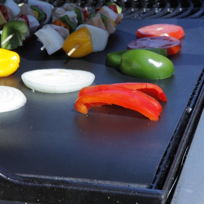 ProAid BBQ Grill Mat Set Of 3 Durable 16X13 inche, Best NonStick