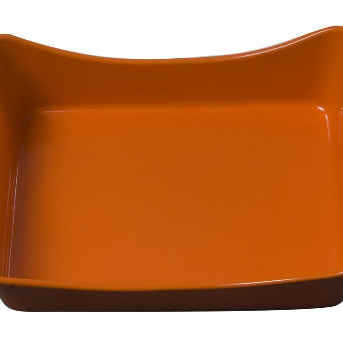 Rachael Ray Stoneware 3-Quart Large Round Bubble and Brown Baker, Purple N2