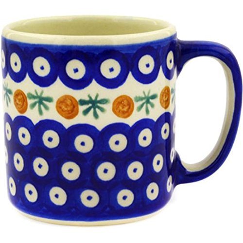 Ceramika Bona H3534E Polish Pottery Ceramic Mug Hand Painted, 12-Ounce