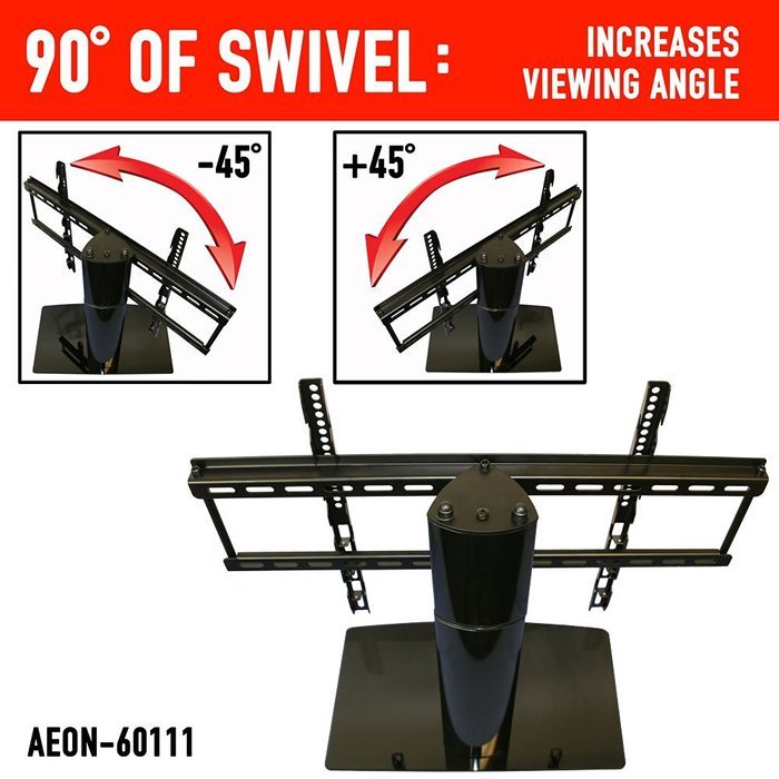 Universal TV Stand for TV with swivel and height adjustment N4