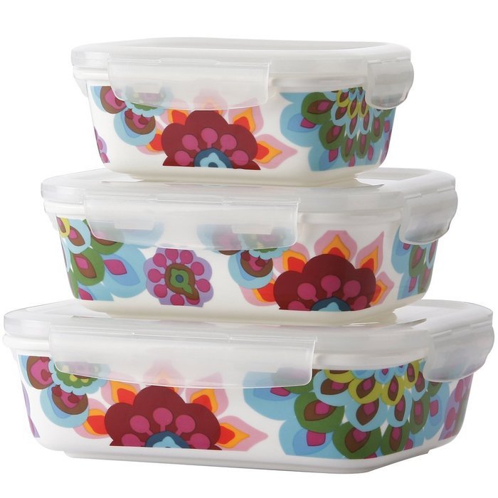 French Bull - Food Storage Container with Air Tight Lid - Porcelain Storage Container Set - Gala