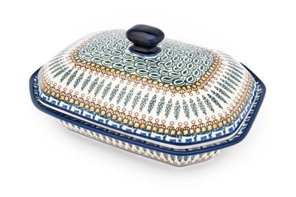 Polish Pottery Tuscany Medium Covered Baking Dish