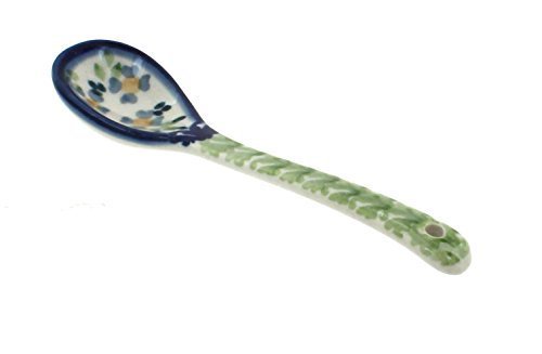 Polish Pottery Summer Vine Sugar Spoon