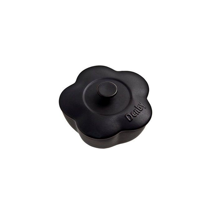 Denby Cook & Dine Casserole, Mini, Black Flower