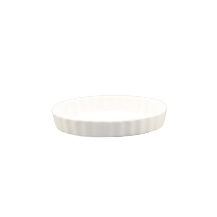 CAC China SFV-9 8-Ounce Stoneware Oval Souffle Baking Dish, 6-3/4 by 4-7/8 by 1-1/4-Inch, American White, Box... N7