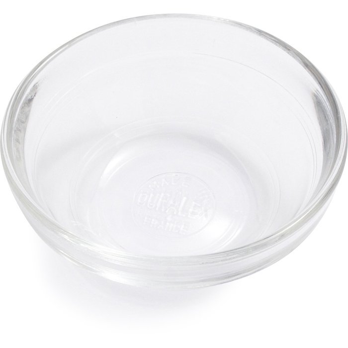 Duralex Made In France Lys Stackable Glass Bowl (Set of 4), 1 oz., 2.3 Inches, Clear N13