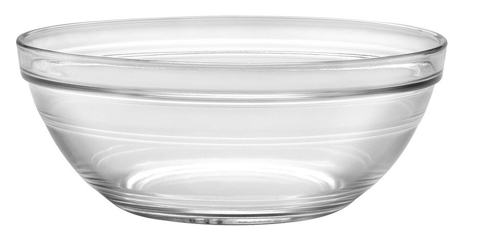 Duralex Made In France Lys Stackable Glass Bowl (Set of 4), 1 oz., 2.3 Inches, Clear N14