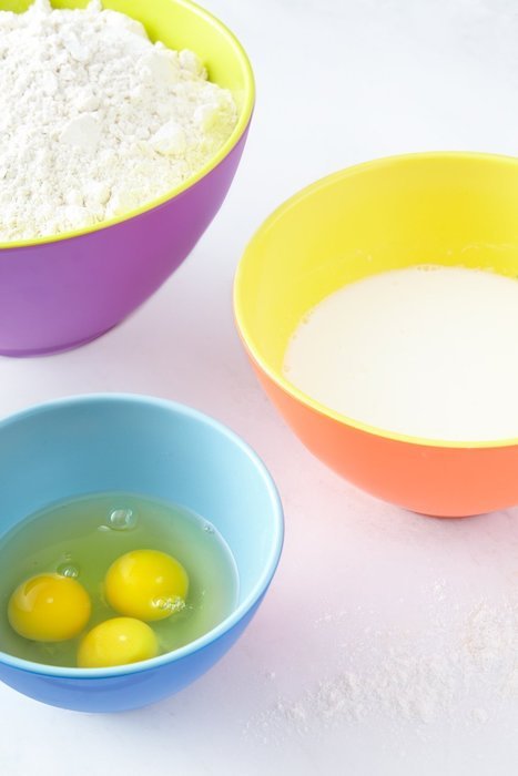 iEnjoyware Melamine Mixing Bowls - Set of 3 - Mix, Prep & Store Foods with Ease - Two-Tone Nesting Design for... N5
