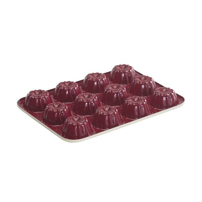 Nordic Ware 40122 6-Cavity Pie Baking Pan, Mini, Colors Vary N29