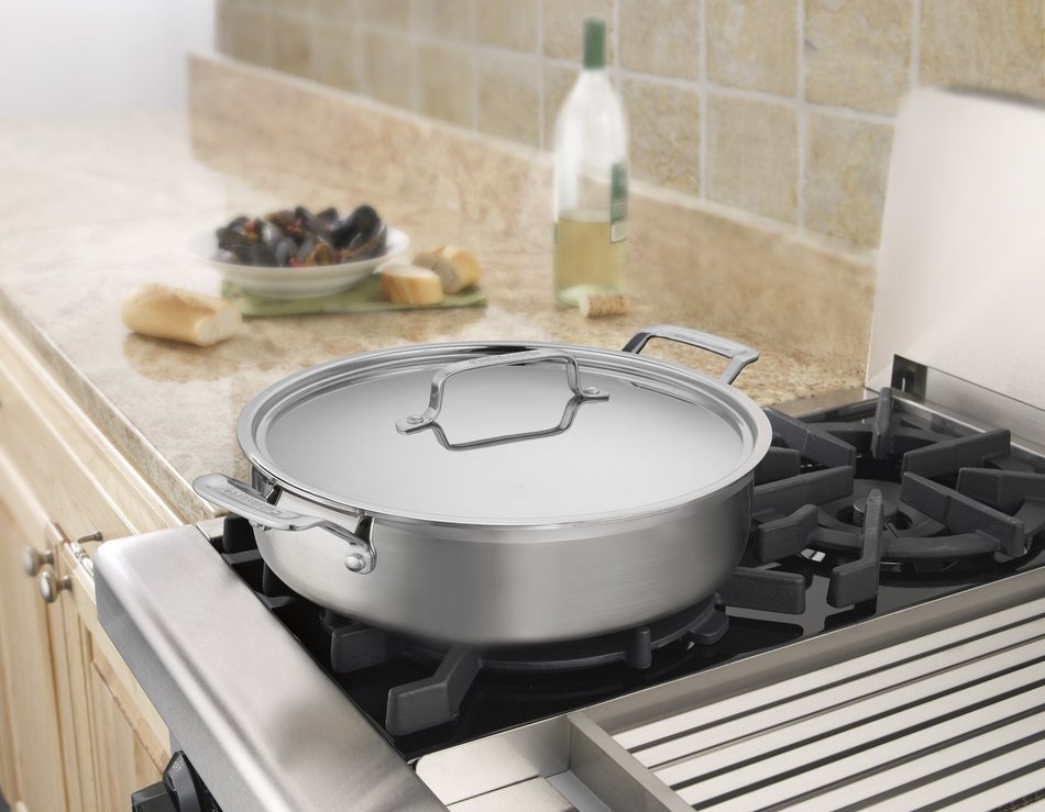 Cuisinart MCP55-30N MultiClad Pro Stainless 5-1/2-Quart Casserole with Cover N2