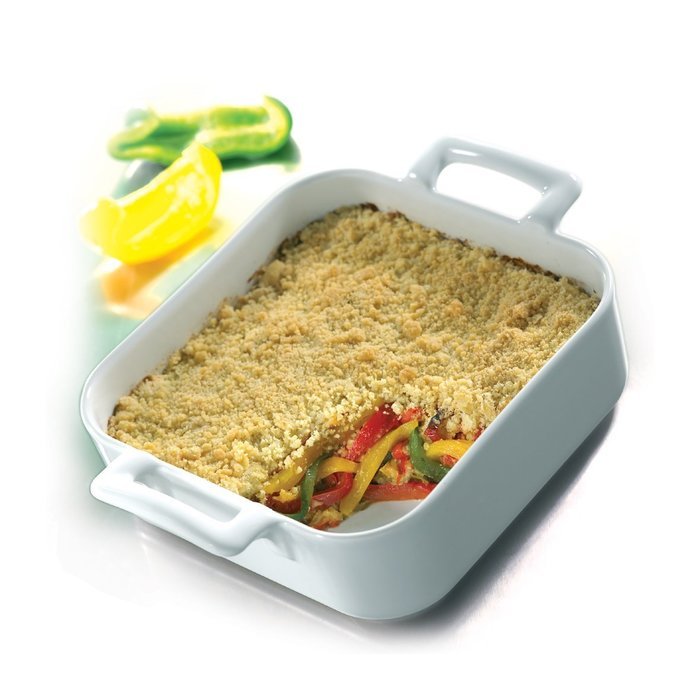 Revol Belle Cusine 56.5 Ounce Deep Square Baking Dish, White