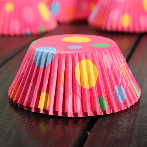 100pcs Muffin Paper Bake Cups Cupcake Baking Cake Mould shopping N6