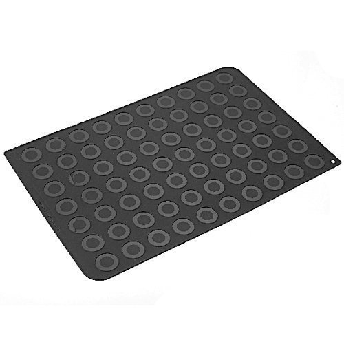 Silikomart MAC02 Macaroon Silicone Baking Sheet, 40mm Cavities