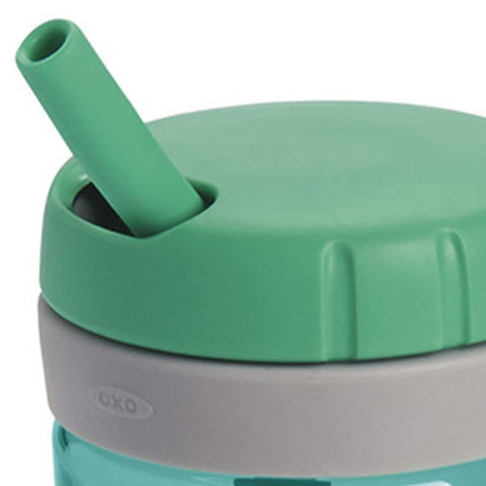 OXO Strive Propel Bottle with Covered Straw, Emerald Green N4