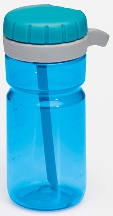 OXO Strive Propel Bottle with Covered Straw, Emerald Green N20