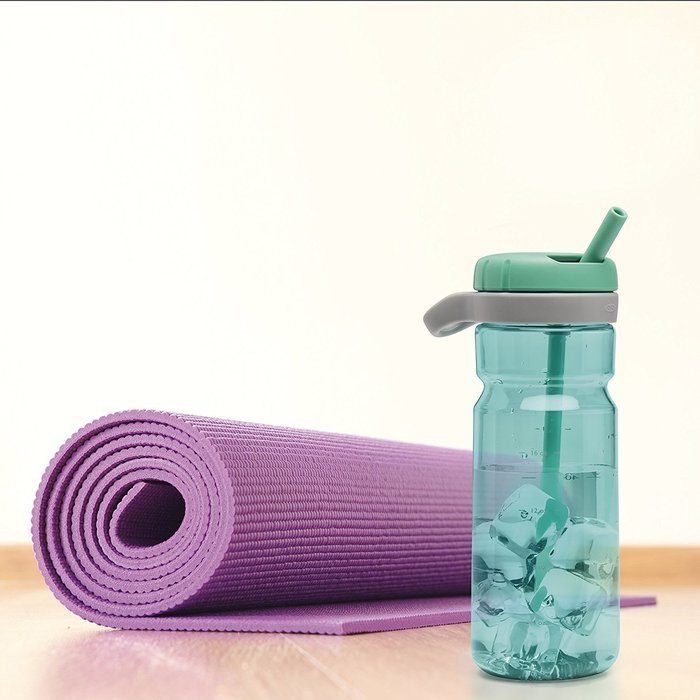 OXO Strive Propel Bottle with Covered Straw, Emerald Green N26