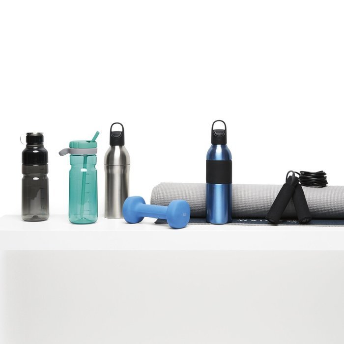 OXO Strive Propel Bottle with Covered Straw, Emerald Green N33