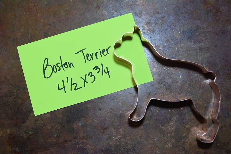 No. 1 Boston Terrier Dog Cookie Cutter N2