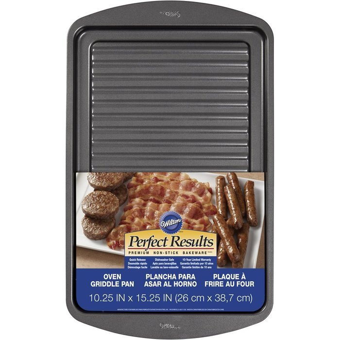 Wilton 2105-6080 Perfect Results Oven Griddle Pan, 16" x 4.5"