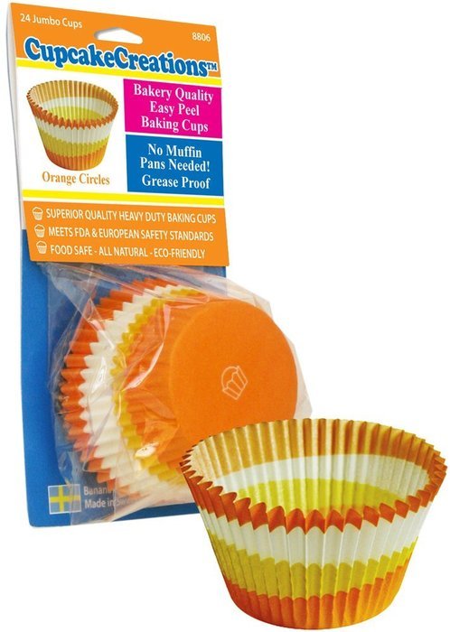 Cupcake Creations Jumbo Baking Cups, 24 Count, Blue N2