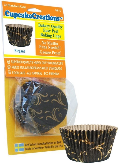 Cupcake Creations Jumbo Baking Cups, 24 Count, Blue N3