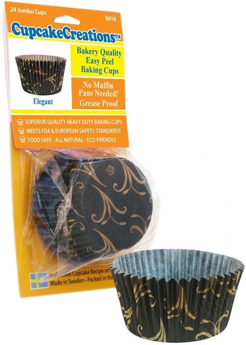 Cupcake Creations Jumbo Baking Cups, 24 Count, Blue N13