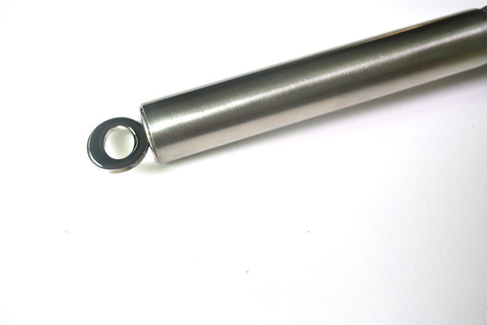 Silicone wire whisk (Grey) with stainless steel handle N2