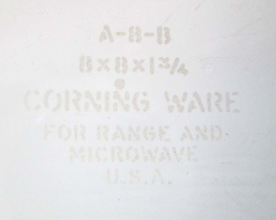 Corning Ware Cornflower Blue 1.5 Qt. Square Casserole A-8-B No Lid N2