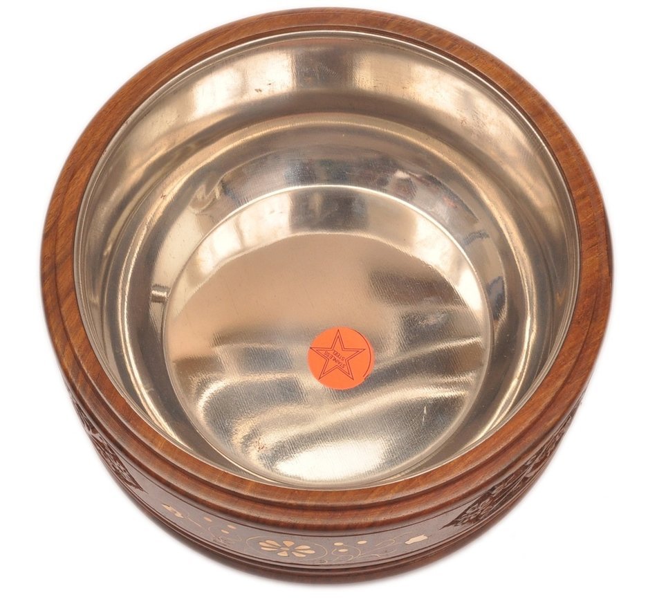 Sparkee India Wooden/Steel/ Hotpot Casserole/Chapati box N3