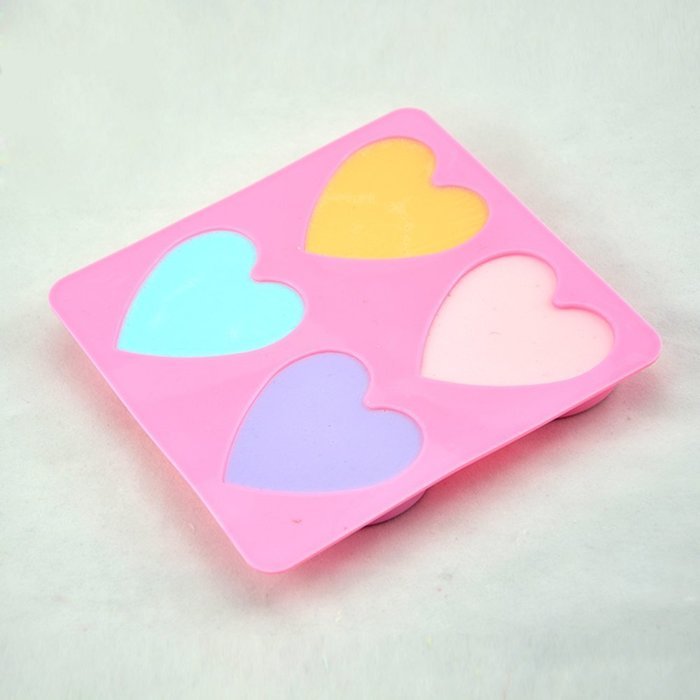 Heart Silicone Fondant Mold Cake Decorating Chocolate Baking Soap Ice Mould Tool N2