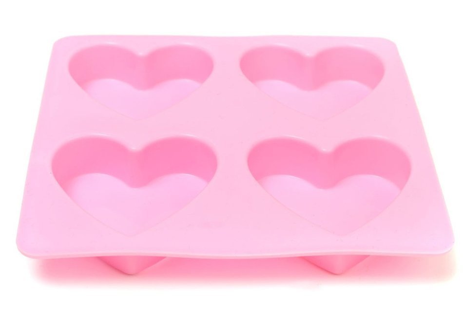 Heart Silicone Fondant Mold Cake Decorating Chocolate Baking Soap Ice Mould Tool N6