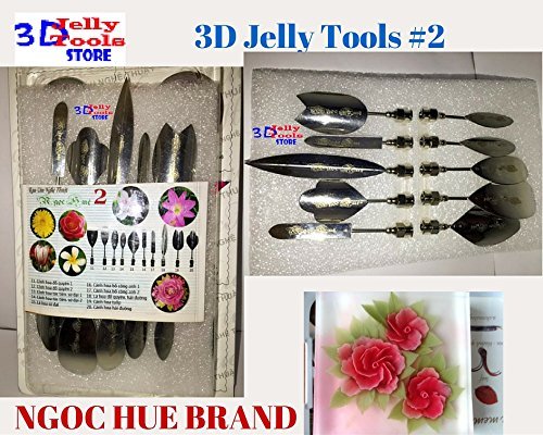 3d Gelatin Art Tools - Type 2 - 3d Jelly Cake Tools - 10 Pcs/set