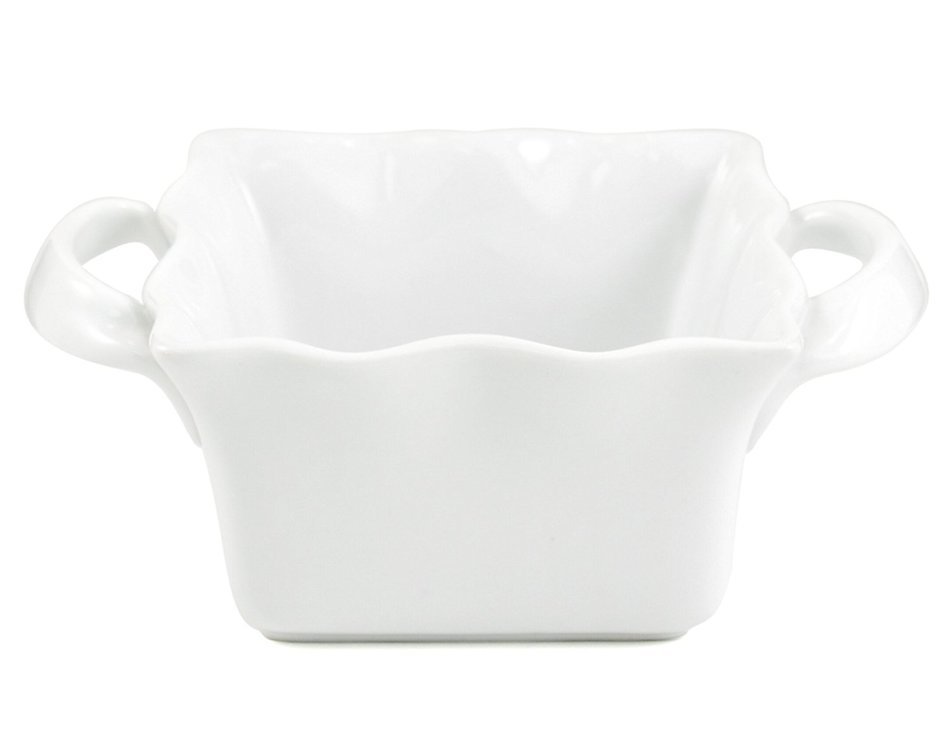 BIA Cordon Bleu Porcelain Wavy Square Baking Dish, 16 Ounce