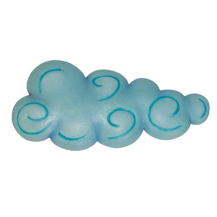 First Impression Molds B247 Cloud Silicone Cake Decorating Mold, Large, Blue N3