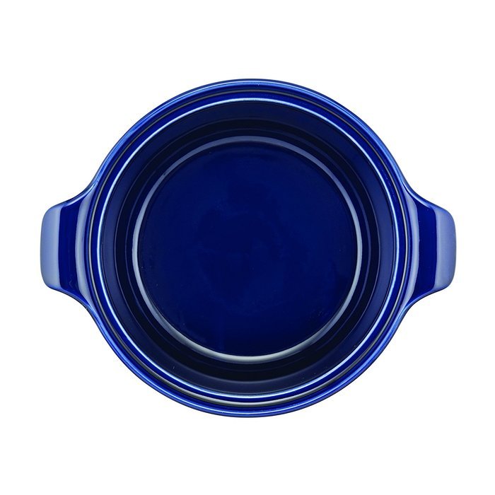 Anolon Vesta Stoneware Round Casserole, 18 oz, Baltic Blue N3