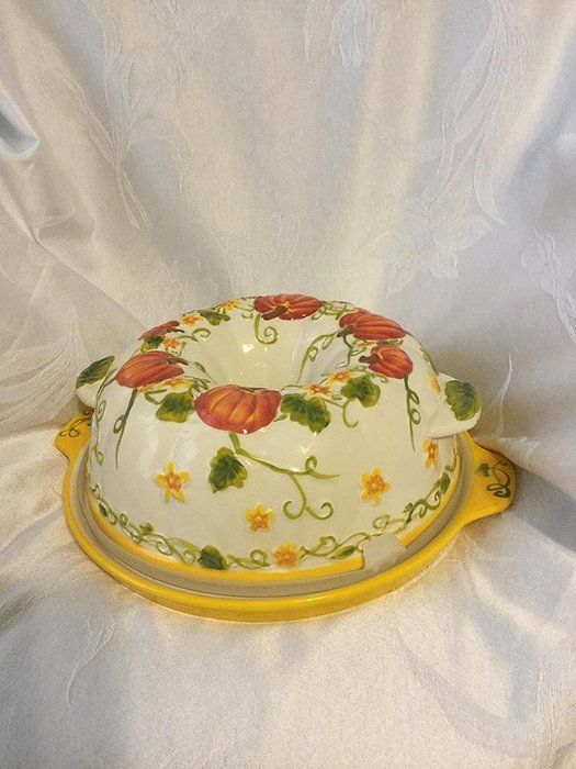 Temp-tations Figural Pumpkin Patch Bake & Serve Tray and Cake Pan Only