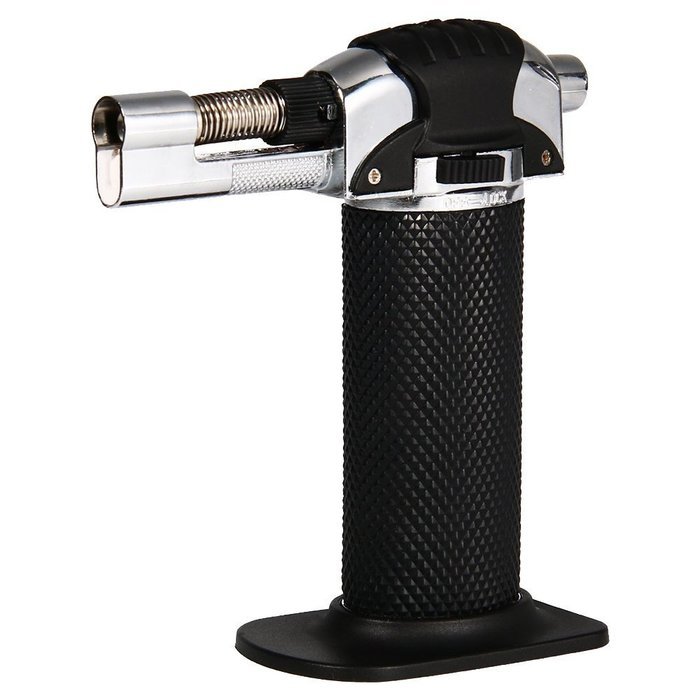 Kaimao Butane Torch Lighter , Culinary Torch Gas Refill Blowtorch with Safety Lock , Cigar Lighter , Windproof... N6