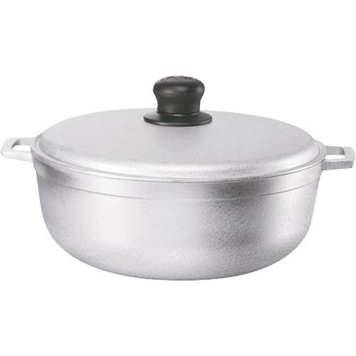 IMUSA 80506 Cast Aluminum Caldero Dutch Oven 6.9 Quart, #9, 30cm, Grey