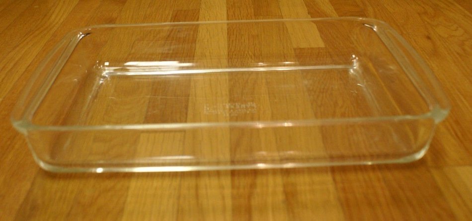 Vintage Pyrex 2 Quart Clear Glass Rectangle Lasagna Casserole Baking Dish 232 N2