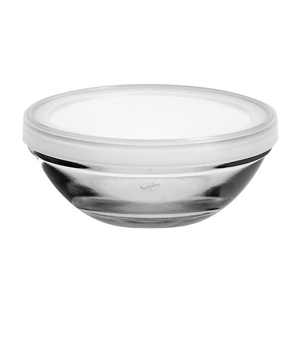 Anchor Hocking 3-Piece Nesting Pinch Bowls with Lids, Stainless Steel N2