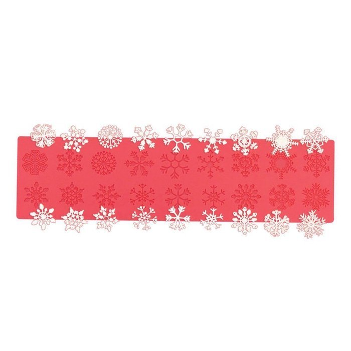 Snowflakes Decorating Tools Cake Lace Mat Silicone Decoration Mat for Fondant Art Kitchenware AK-LSM-02