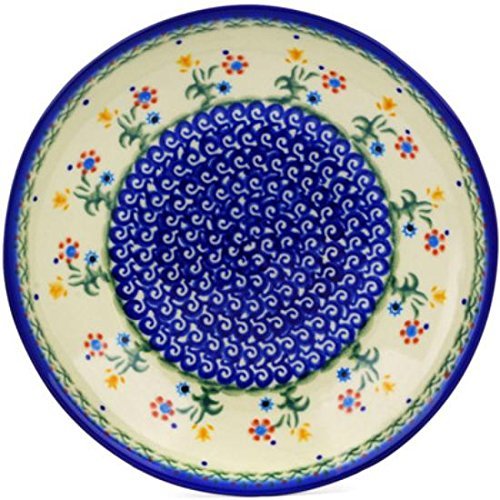 Ceramika Bona H0418C Polish Pottery Ceramic Pasta Bowl Hand Painted, 9-Inch