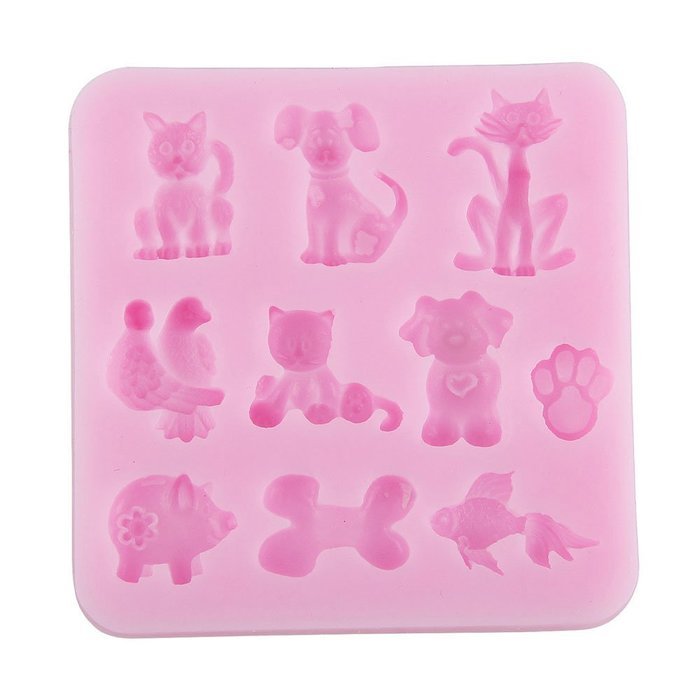 niceeshop(TM) Crown Shape Silicone Cake Molds Decoration Fondant Cookie Baking Mold ,Pink N14