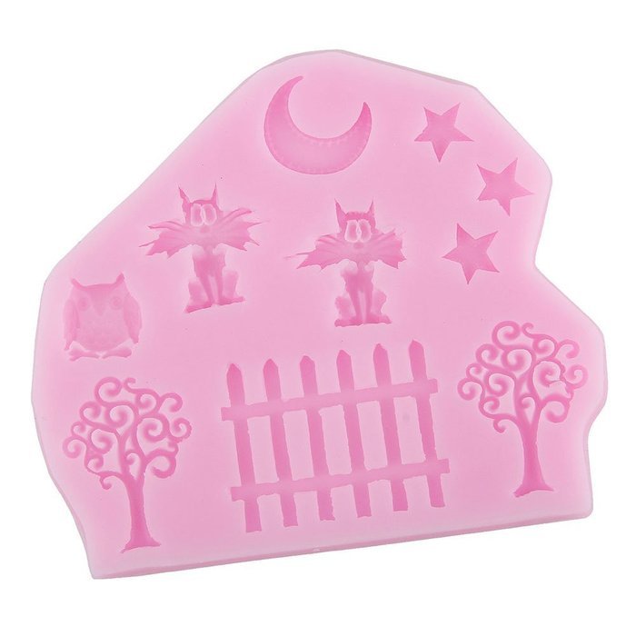 niceeshop(TM) Crown Shape Silicone Cake Molds Decoration Fondant Cookie Baking Mold ,Pink N16