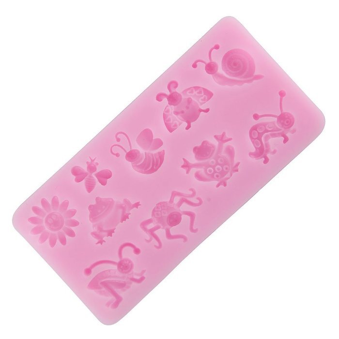 niceeshop(TM) Crown Shape Silicone Cake Molds Decoration Fondant Cookie Baking Mold ,Pink N18