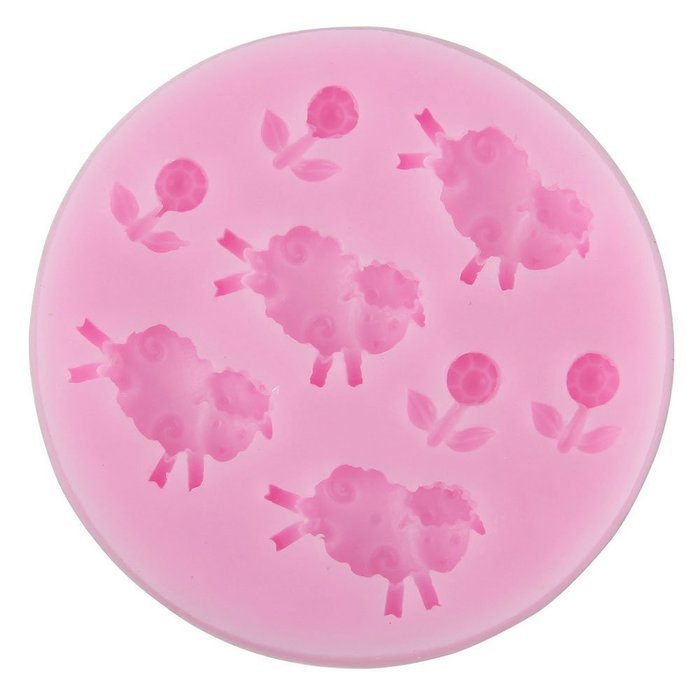 niceeshop(TM) Crown Shape Silicone Cake Molds Decoration Fondant Cookie Baking Mold ,Pink N20