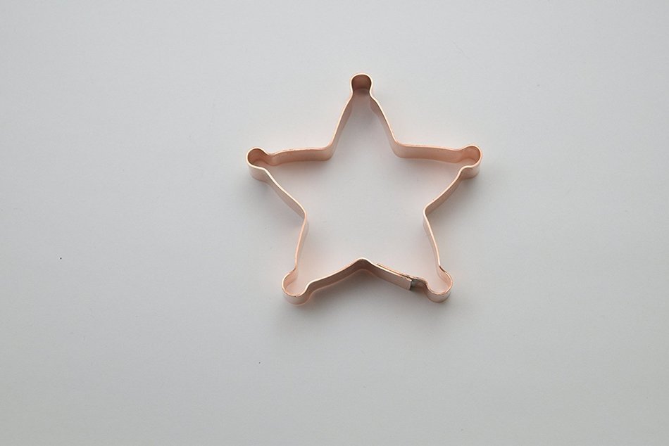 3" Sheriff Badge Cookie Cutter N4